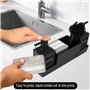 Pavlleen Distributeur de Savon de Cuisine avec Porte-éponge pour évier,Distributeur Liquide Vaisselle,Distributeur Liquide Vaiss