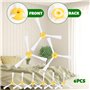 MXTIMWAN Brosses Latérales Rechange pour Roomba 500 600 700 Series, 6PCS Brosse Latérale Aspirateur Accessoires de Remplacement
