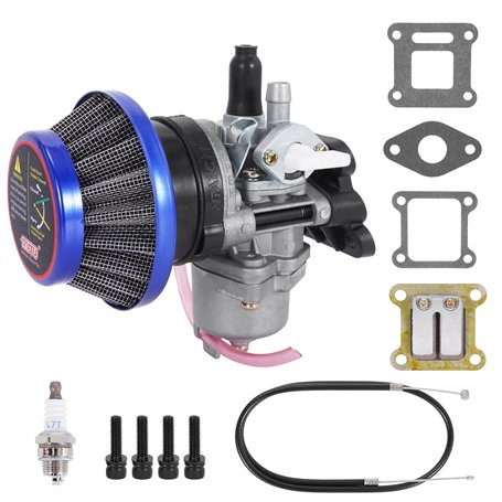 42mm Filtre à Air 13mm Carburateur Câble d'accélérateur PZ13 Carb pour 2 temps 43cc 47cc 49cc Mini ATV Quad Dirt Pocket Bike
