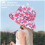 Chapeau De Fleur Pour Enfants 1 Pièce Et Lunettes De Soleil Pour Enfants 1 Pièce, Chapeau De Seau De Protection Solaire, Chapeau