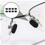 ZGDEIWGF Lot De 4 Cordons De Lunettes, 2 Paires De Plaquettes De Nez Pour Lunettes, Cordons De Lunettes Réglables, Cordons De Lu