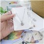 Lot de 50 cartes de présentation pour bijoux et boucles d'oreilles avec sac transparent, 9 x 6 cm, cartes d'emballage pour boucl