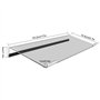 Support de Clavier D'ordinateur Transparent Plateau De Clavier Incliné Ergonomique Acrylique Claire Couverture pour Bureau Maiso