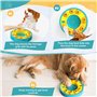 Yirochan Jouets interactifs pour chiens pour alimentation lente, jouets puzzle 2 en 1 distributeur de friandises pour chiens et 