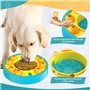 Yirochan Jouets interactifs pour chiens pour alimentation lente, jouets puzzle 2 en 1 distributeur de friandises pour chiens et 