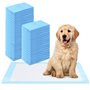 HOMIKLSA 50 Alèses d'apprentissage pour Chiot 60x60cm - 5 Couches Anti-Fuites à Surface Super Absorbante