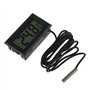 BOJACK 4 Pcs Thermomètre Réfrigérateur Thermomètre LCD Numérique avec Sonde Étanche pour Réfrigérateur Congélateur Aquarium Ther