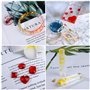 MengH-SHOP Résine Moule en Silicone Outil de Bijoux en Silicone Moules et Outils de Coulée de Résine pour Pendentif Bracelet DIY
