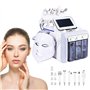 biudxbo 7 En 1 Hydratante Machine à Oxygène à Hydrogène Profession Nettoyage En Profondeur Microdermabrasion Exfoliante Petit Ap