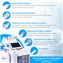 biudxbo 7 En 1 Hydratante Machine à Oxygène à Hydrogène Profession Nettoyage En Profondeur Microdermabrasion Exfoliante Petit Ap