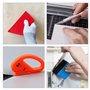 LAPONO Kit Covering Professionnel pour Papier Peint, Film Adhésif Voiture et Carrelage Vinyle Inclut Raclette en Silicone Coutea