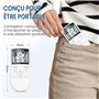 GHTENS Électrostimulateur Musculaire 5 en 1: TENS/EMS/IF/RUSS/DIY, Appareil de Stimulation Électrique Rechargeable, 80 Programme