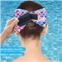 LUMOOM Lot de 2 bandeaux de natation pour enfants, protège-oreilles en néoprène, haute élasticité, bandeau étanche pour adultes,
