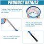 Épuisette pliable rétractable : 150 cm - Épuisette télescopique pliable avec seau - Portable - Épuisette de pêche pour étang, pê