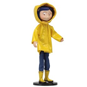 Coraline jaune poupée de mode imperméable chiffre