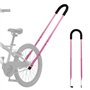 MOSHAY Barre de poussée d'équilibre pour vélo d'enfant Rose 1