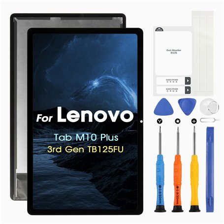 Écran pour Lenovo Tab M10 Plus 3rd Gen TB-128FU TB125FU TB128FU TB128XU TB128 TB125 LCD Écran Tactile Assemblée Remplacement Écr