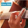 Slide Guitare, XCOZU Protection Joint de Doigt Anti-Douleur pour Slider Guitaren 2 pièces Guitare Slider,Glass et Guitar Steel S