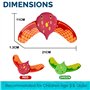 Huucozn 2 Pièces Jouet Poisson Diable Glider sous-Marin Jouets de Plongée pour Enfants Jouets de Piscine Jouet de Natation pour