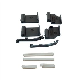 Bross Auto Parts BSR546FBA 10 pièces ensemble toit panoramique toit ouvrant curseur réparation 54138408062 Compatible avec BMW 5