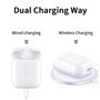WAVANCKY Étui de Charge sans Fil pour Air Pod 1ère et 2ème Génération, Étui de Remplacement avec Bouton de Synchronisation Bluet
