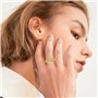XFSRG Bague Femme Réglable Bijoux Mode Élégante Bague Argent Or pour Toutes Occasions