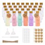 Lot de 30 mini bouteilles de liqueur en plastique réutilisables de 50 ml