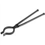 VEVOR Pince de Forge 46 cm Tenailles de Forge en V Durable en Acier au Carbone Long Manche Bonne Prise Opération Sûre Matériels