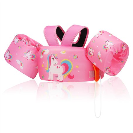 MoKo Gilet de Natation Ajustable pour Enfants de 20 à 50 lbs