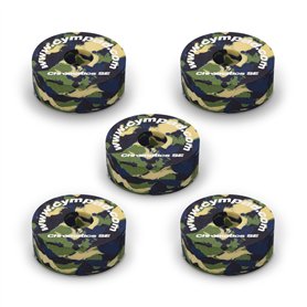 Cympad Camouflage Chromatics Foam Pad Set - Rondelles en mousse à mémoire de forme haute densité pour un meilleur son et une plu Cympad Camouflage Chromatics Foam Pad Set - Rondelles en mousse à mémoire de forme haute densité pour un meilleur son et une plu
