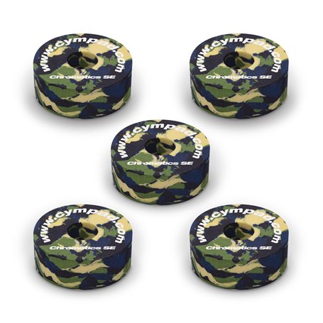 Cympad Camouflage Chromatics Foam Pad Set - Rondelles en mousse à mémoire de forme haute densité pour un meilleur son et une plu