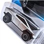Hot Wheels Tesla Cybertruck - HW Rolling Metal 4/5 - HTB55 - Carte courte - ZAMAC - Mattel 2024 - 1:64
