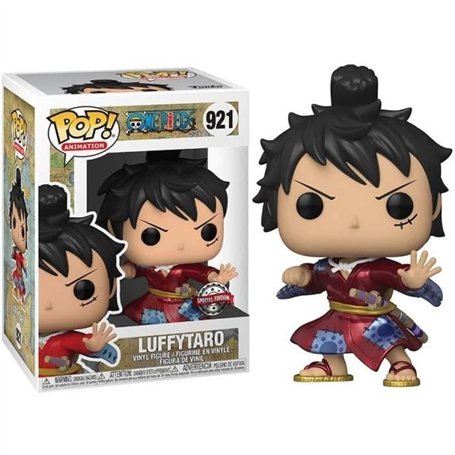Figurine - FUNKO - Monkey D. Luffy in Kimono Metallic - Multicolore - Edition Spéciale - Licence One Piece