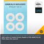 Pièce détachée d'origine Dolphin - Anneaux mousse (lot de 4) - Référence produit 6101611-R4