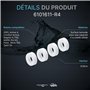 Pièce détachée d'origine Dolphin - Anneaux mousse (lot de 4) - Référence produit 6101611-R4
