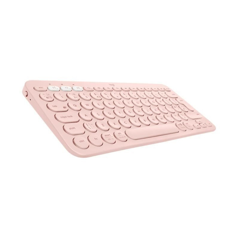 Logitech K380 Multi-Device clavier Bluetooth Azerty Français Rose