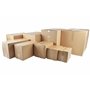 SANYGIENE | Kit 10 Cartons Déménagement 60 X 40 X 40 cm | Caisse Américaine XL Jusqu'à 20 KGS | 1 Rouleau Scotch Brun Offert | V