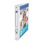OXFORD Classeur Polyvision A4 Dos 30mm 4 Anneaux Ronds Couverture Polypro Opaque Coloris Assortis
