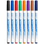 BIC Velleda 1721 - Feutres pour Tableau Blanc Effaçables à Sec Pointe Conique Fine - Couleurs assorties, Lot de 8+4