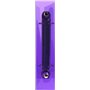 Exacompta - Réf. 51099E - Classeur semi-rigide PP Crystal - 2 anneaux ronds diamètre 25 mm-Dos 35 mm - Dimensions extér.: 16,5x2