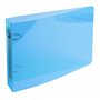 Exacompta - Réf. 51099E - Classeur semi-rigide PP Crystal - 2 anneaux ronds diamètre 25 mm-Dos 35 mm - Dimensions extér.: 16,5x2