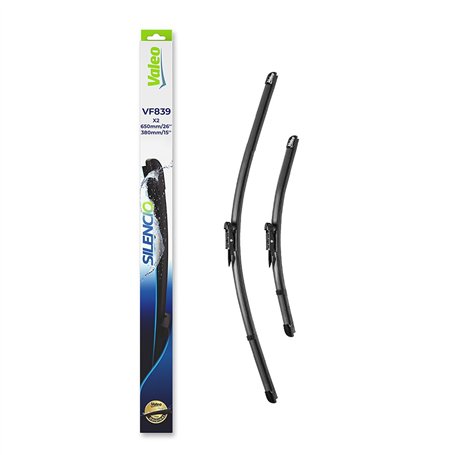VALEO Silencio Essuie-glace - VF839 - Kit de Balais d'Essuie-glace Plat d'Origine de Haute performance