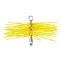 RUECAB - Hérisson de ramonage, brosse ramonage - Avec anneau de filetage femelle standard de M12mm - Poils synthétiques - Convie