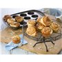 Moule a muffin - PYREX - 1452002 - En acier carbonne - Antiadhésif - 12 trous