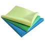 cozydiscount Lot de 3 - Chiffon Lavette Microfibre Non Tissé - 120 GR/m² pour Vitres & Miroirs + Polissage - sans Détergent - sa