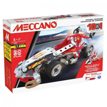 MECCANO Véhicules de course 10 modeles 33,99 €