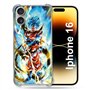 Cokitec Coque Renforcée pour Apple Iphone 16 Plus Manga Dragon Ball Sangoku Blanc