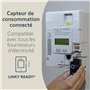 Somfy 9029425 - Capteur de consommation connecté Zigbee - Mesure la consommation électrique - S'installe dans le compteur Linky