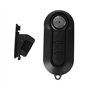 Coque Clé pour Fiat 500 500L Bravo Panda Punto Doblo Citroen Jumper Peugeot Boxer - Plip clé télécommande 3 Boutons Lame Modèle