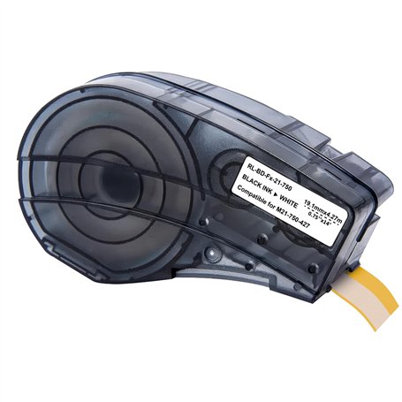 Ruban pour étiqueteuse compatible Brady BMP21-LAB BMP21-PLUS - Étiquette vinyle recharge M21-750-427 19